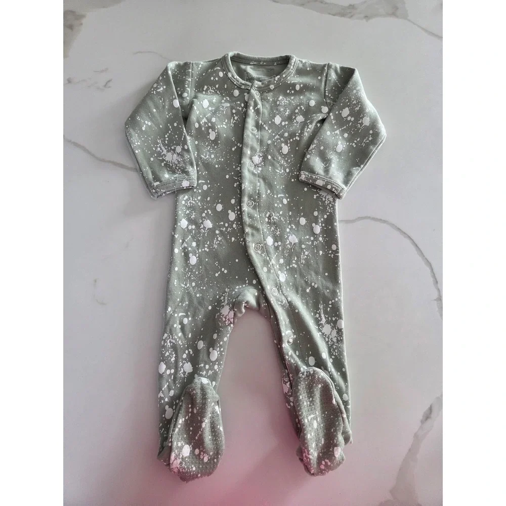 L'ovedbaby baby boy organic sleeper 6-9 mos‎